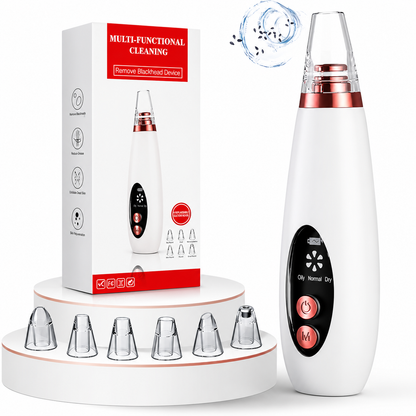6 in 1 Multi-function Blackhead Remover Tools | Electric Derma suction Machine