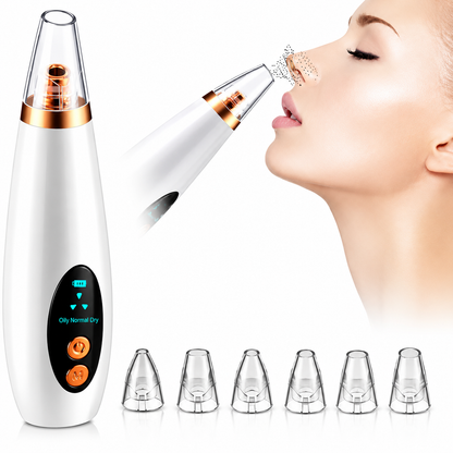 6 in 1 Multi-function Blackhead Remover Tools | Electric Derma suction Machine
